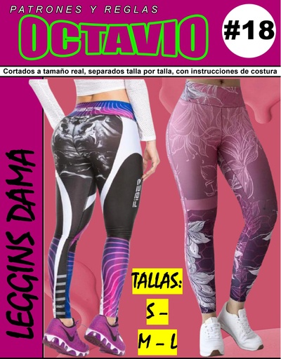 [PO-18] PATRON LEGGINS DAMA